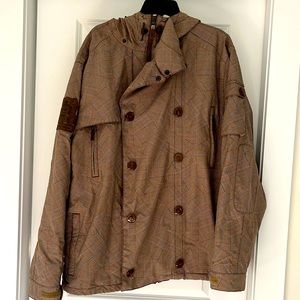 Burton Jacket Mens Brown Snowboard Ski The Shaun White Collection; Sz XL